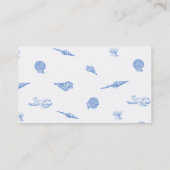 ブルービーチシーシェルズ名刺 名刺 (裏面)