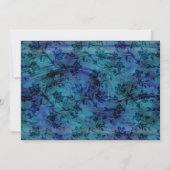 ブルービーチデスティネーションウェディング招待状 招待状 (裏面)