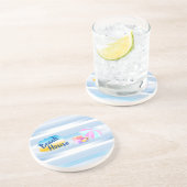 ブルービーチハウスサンドストーン コースター (側面)