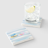 ブルービーチハウスストーンコースター ストーンコースター (横)