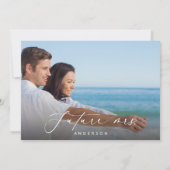 ブルービーチブライダルシャワー 招待状 (裏面)