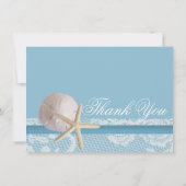 ブルービーチレースサンドドルサンキュー サンキューカード (裏面)