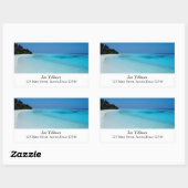 ブルービーチ住所 シール (シート)