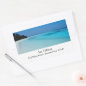 ブルービーチ住所 シール (封筒)