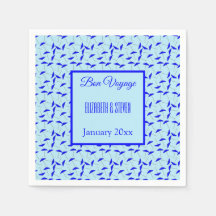 ブルービーチ傘パターンボンボヤージュ