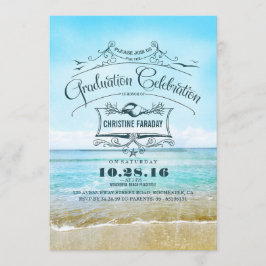 ブルービーチ卒業お祝い 招待状