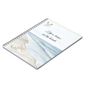 ブルービーチ海ヒトデ海鳥 ノートブック (左側)