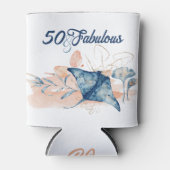 ブルービーチ海海50と素晴らしい誕生日 缶クーラー (正面)