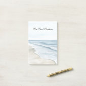 ブルービーチ海 ポストイット (デスク上)