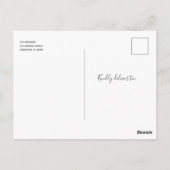 ブルービーチ結婚写真ありがとう ポストカード (裏面)