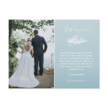 ブルービーチ結婚写真ありがとう