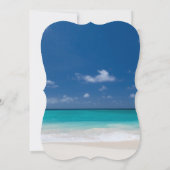 ブルービーチ結婚式リハーサルディナー招待状 招待状 (裏面)