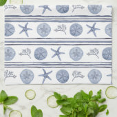 ブルービーチ – キッチンタオル (折り畳み)