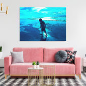 ブルービーチ キャンバスプリント (インサイチュ (リビング))