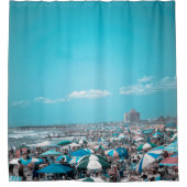 ブルービーチ シャワーカーテン (正面)