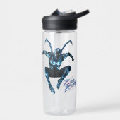 ブルービートル跳躍キャラクターアート ウォーターボトル (左面)