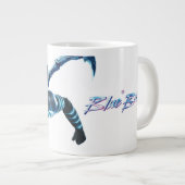 ブルービートル跳躍キャラクターアート ジャンボコーヒーマグカップ (正面右)