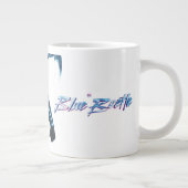 ブルービートル跳躍キャラクターアート ジャンボコーヒーマグカップ (右)