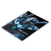 ブルービートル跳躍キャラクターアート ノートブック (左側)