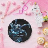 ブルービートル跳躍キャラクターアート ペーパープレート (パーティー)