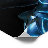 ブルービートル跳躍キャラクターアート ポスター (角)