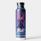 ブルービートル逆波vsグラフィック ウォーターボトル (左面)