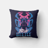 ブルービートル逆波vsグラフィック クッション (正面)