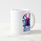 ブルービートル逆波vsグラフィック ジャンボコーヒーマグカップ (正面右)