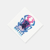 ブルービートル逆波vsグラフィック スタンダードカクテルナプキン (角)