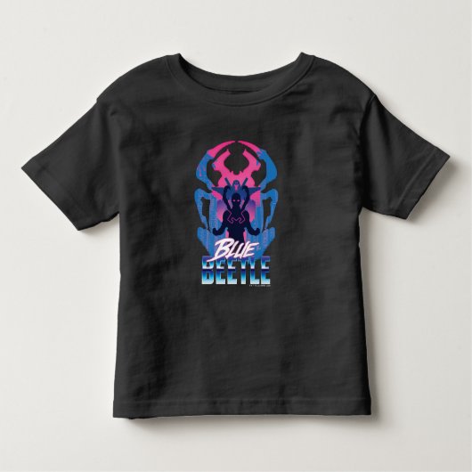 ブルービートル逆波vsグラフィック トドラーTシャツ (正面)