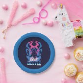 ブルービートル逆波vsグラフィック ペーパープレート (パーティー)