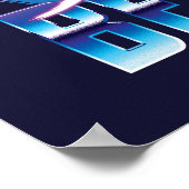 ブルービートル逆波vsグラフィック ポスター (角)