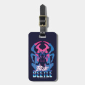 ブルービートル逆波vsグラフィック ラゲッジタグ (正面縦)