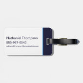 ブルービートル逆波vsグラフィック ラゲッジタグ (裏面横)