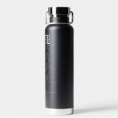 ブルービートルScarab Techグラフィック ウォーターボトル (背面)