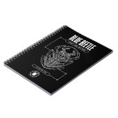 ブルービートルScarab Techグラフィック ノートブック (左側)