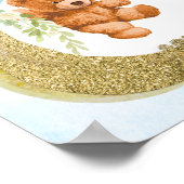 ブルービーリーベイビーシャワーおしゃぶり狩りポスター ポスター (角)