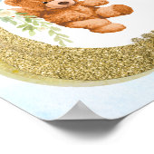 ブルービーリーベイビーシャワーモモモザバーポスター ポスター (角)