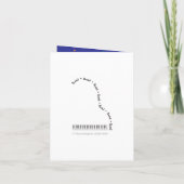 ブルーピアノリサイタル招待状 招待状 (裏面)