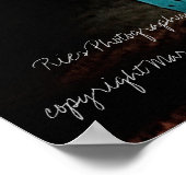 ブルーピアノ ポスター (角)