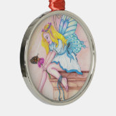 ブルーピクシーオーナメント メタルオーナメント (右)