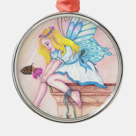 ブルーピクシーオーナメント メタルオーナメント (正面)