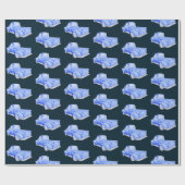 ブルーピックアップトラック ラッピングペーパー (フラット)