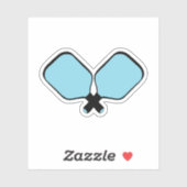 ブルーピックボールパドル シール (シート)