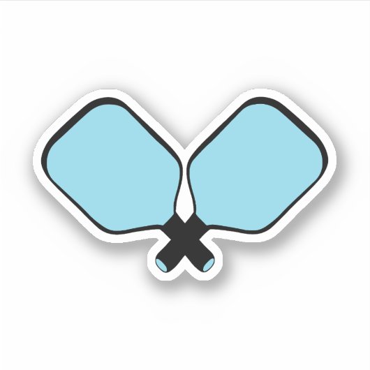 ブルーピックボールパドル シール (正面)