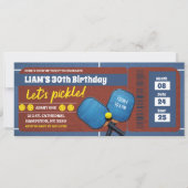 ブルーピックボール大会大人誕生日チケット (正面)