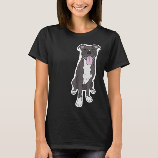 ブルーピットブル Tシャツ (正面)