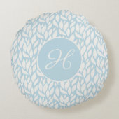 ブルーピリピ4:13蝶 ラウンドクッション (裏面)