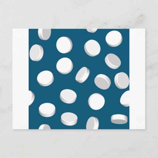 ブルーピル薬 ポストカード (正面)