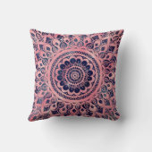 ブルーピンガーリークマンダラフローラ クッション (裏面)